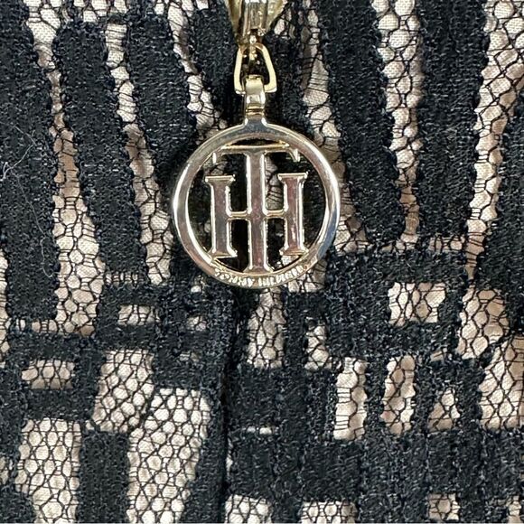 Tommy Hilfiger Black Lace Dress Sleeveless Middle Length Sz 6 NWT - Picture 3 of 13